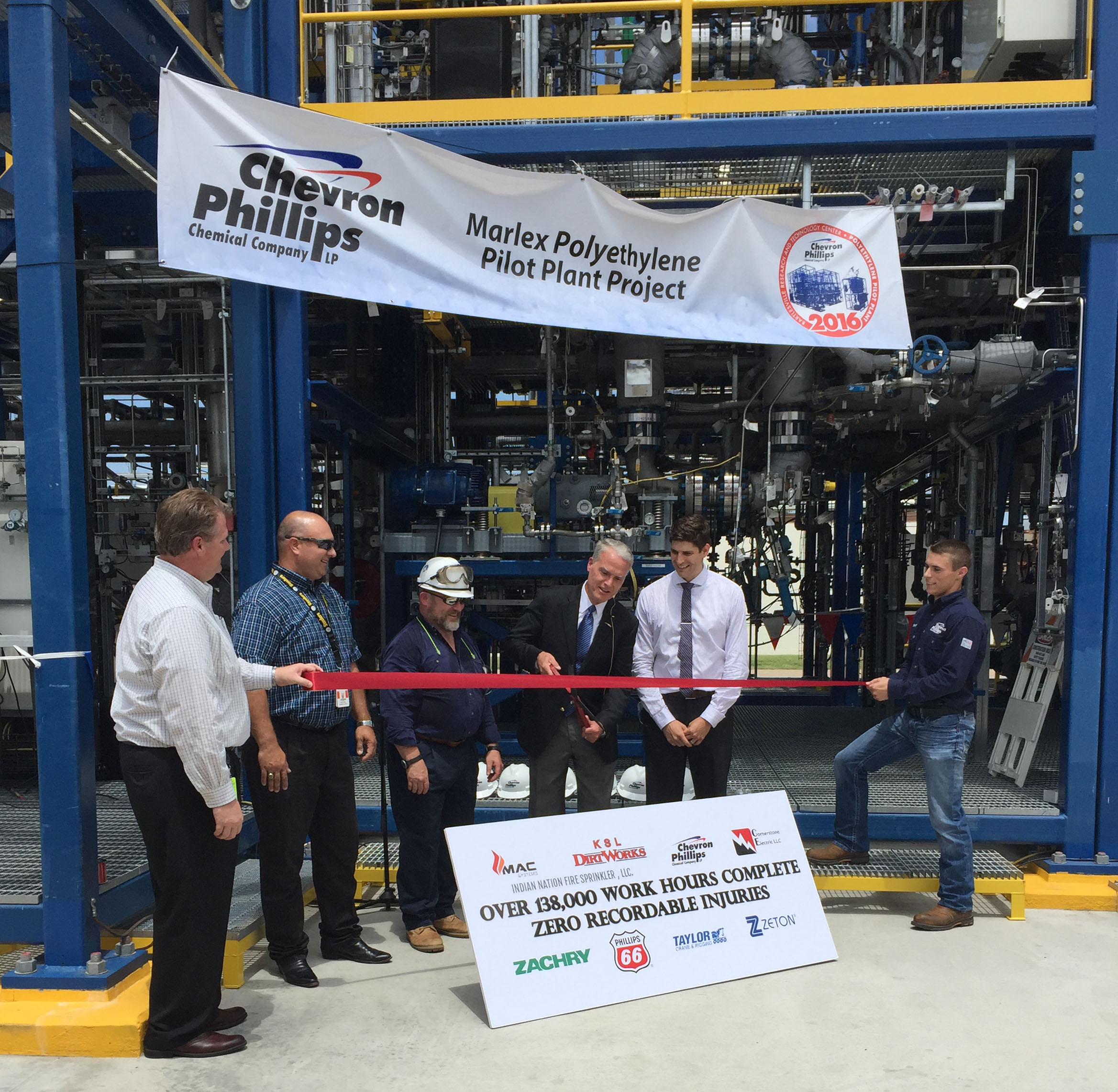  Chevron Phillips Chemical Announces Completion of Next-Generation Polyethylene Pilot Plant at its Research and Technology Center in Bartlesville, OK