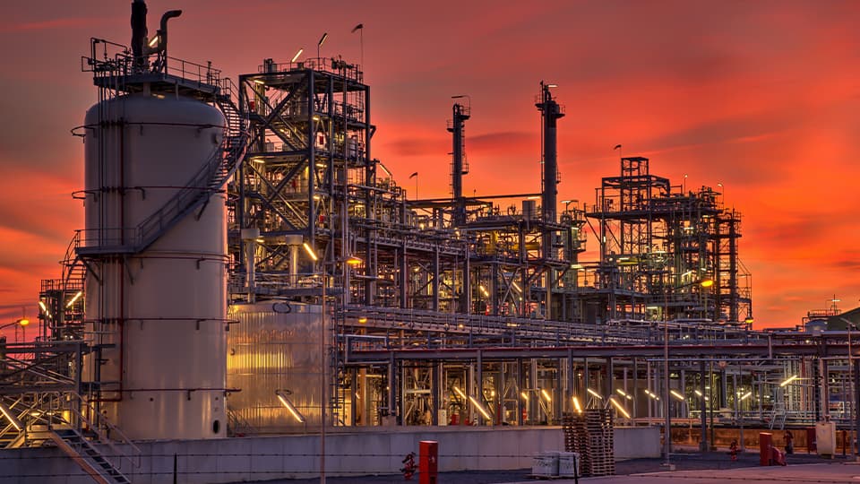 Chevron Phillips Chemical plant in Tessenderlo, Belgium