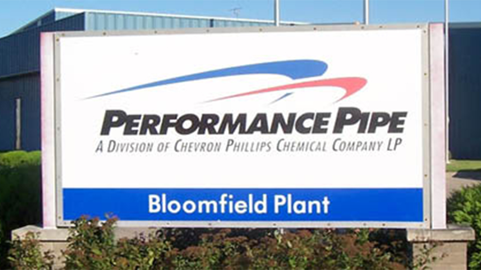 Performance Pipe plant in Bloomfield, Iowa