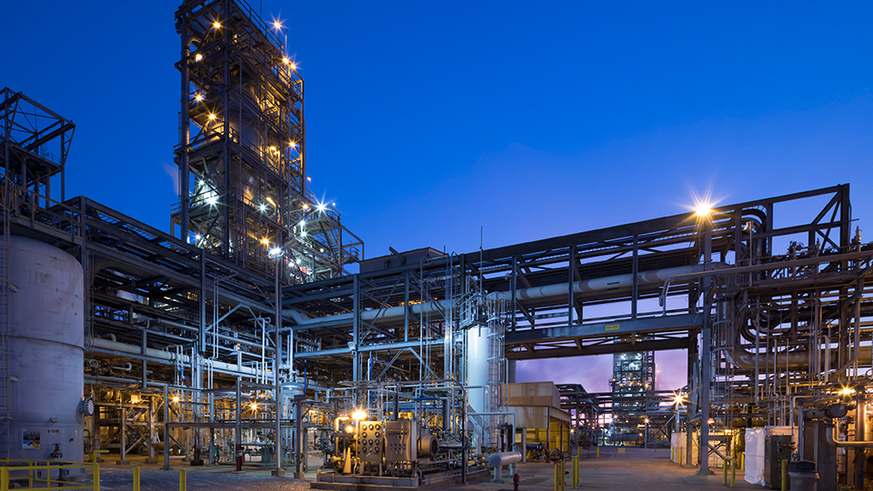 Chevron Phillips Chemical plant in Orange, Texas