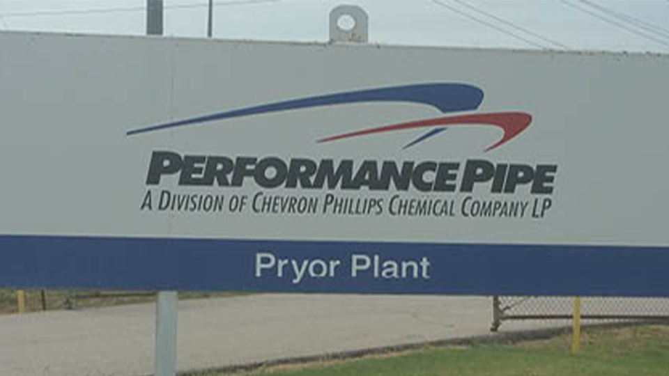 Performance Pipe plant in Pryor, Oklahoma