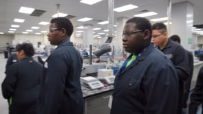  Students from the Urban Enrichment Institute got a guided tour of our Cedar Bayou facility